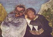 Honore Daumier Crispin und Scapin oil